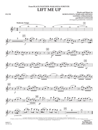 Lift Me Up (from Black Panther: Wakanda Forever) (arr. Vinson) - Flute
