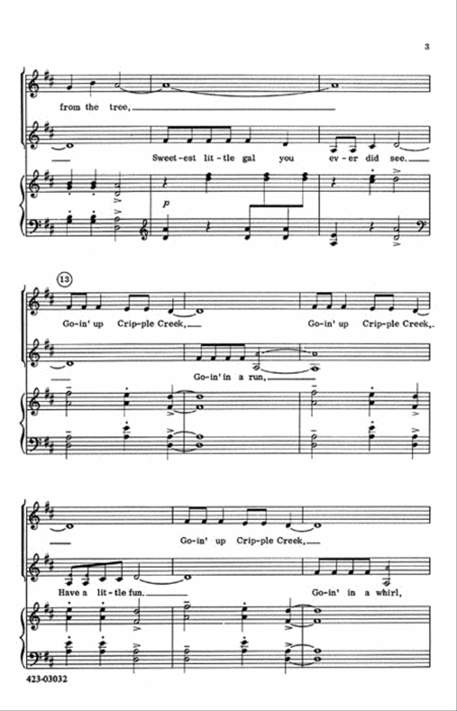 Cripple Creek 2-Part scores gallery preview page 3