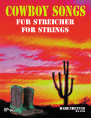 Book cover for Cowboy Songs for Strings and Winds