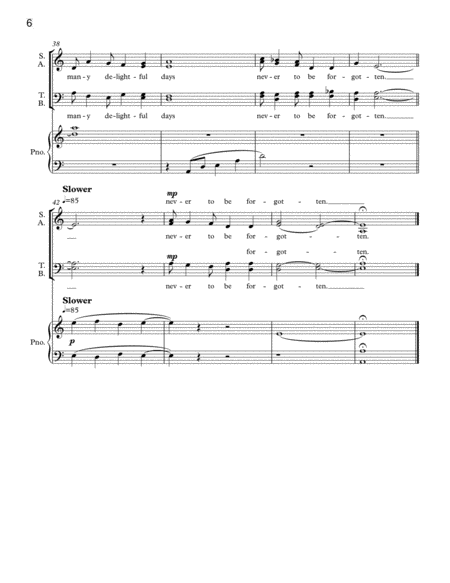 Concert Version: Darwin: To Love the Earth - the choral score