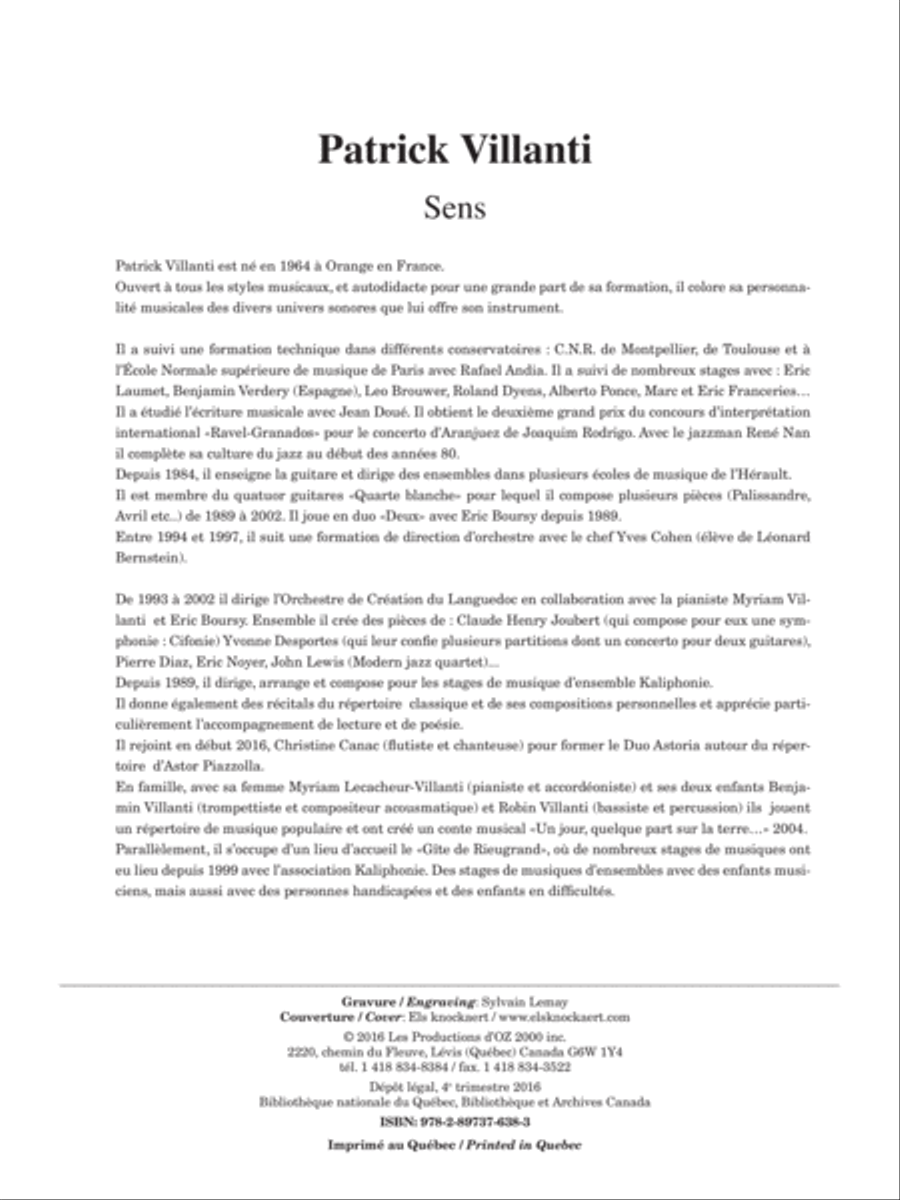 Sens Classical Guitar scores gallery preview page 1