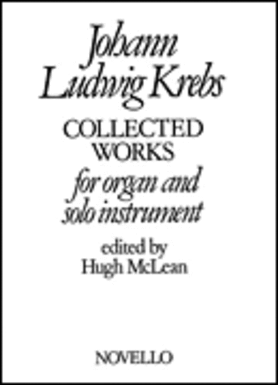 Johann Ludwig Krebs: Collected Works For Organ And Solo Instrument Flute scores gallery preview page 1