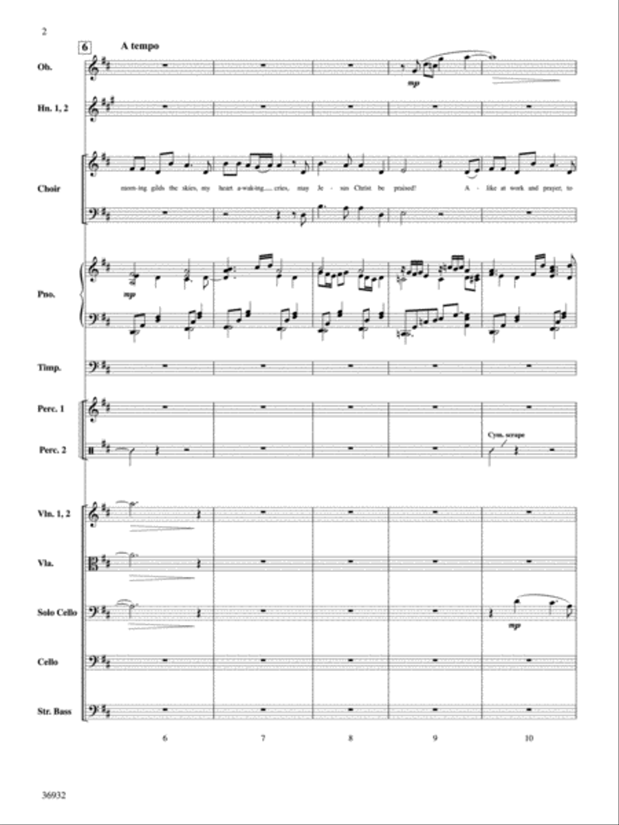 Christ Be Praised Choir scores gallery preview page 3