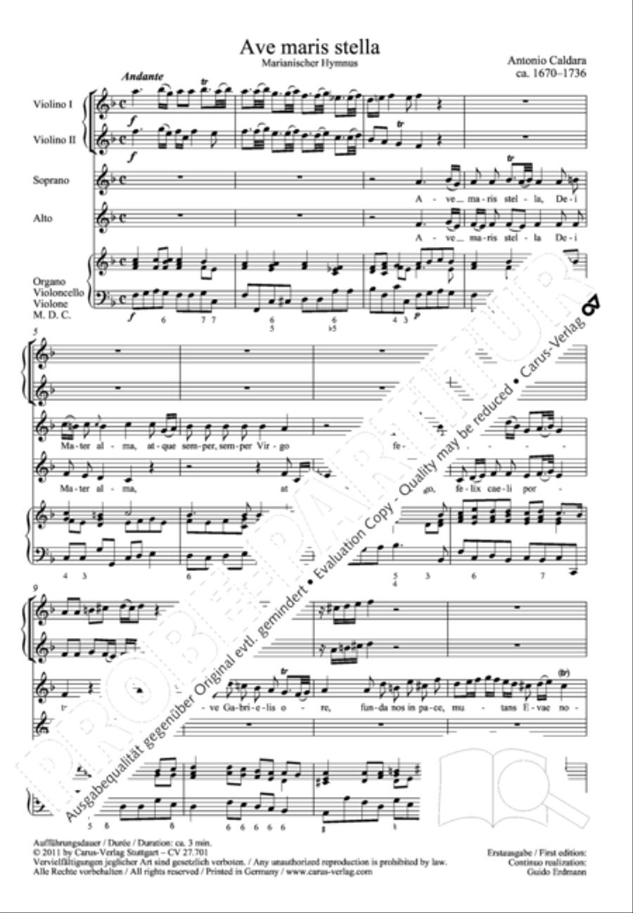 Ave maris stella (Ave maris stella (Ave, Stern der Meere)) SA scores gallery preview page 4