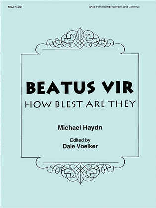 Beatus Vir (How Blest Are They) (Full Score)
