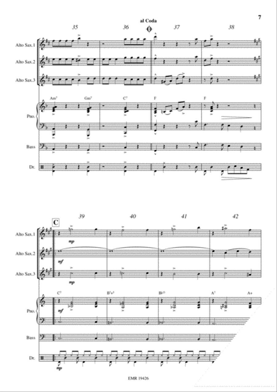 Latino Latino Alto Saxophone scores gallery preview page 7