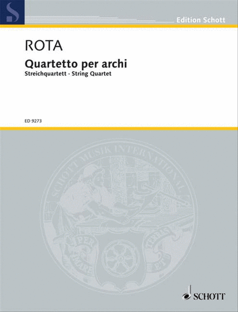 Quartettto per Archi String Quartet scores gallery preview page 1