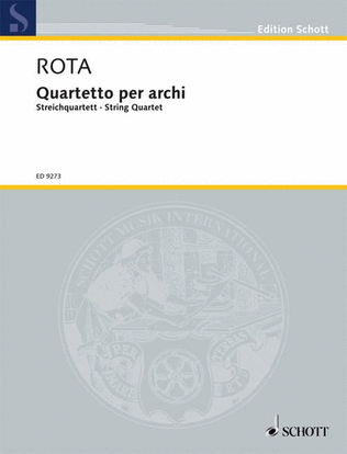 Book cover for Quartettto per Archi