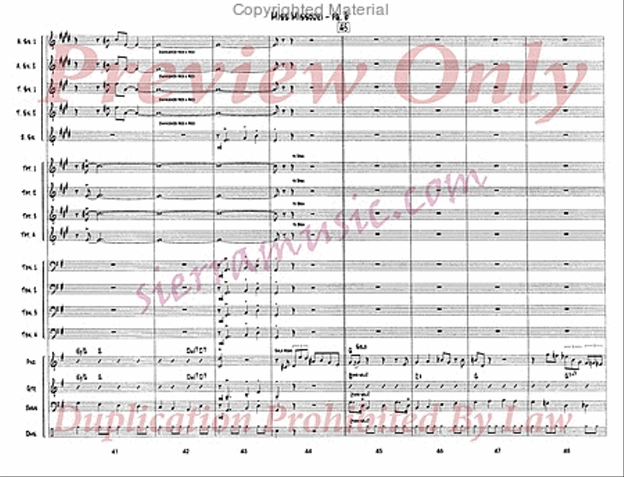 Miss Missouri Miss Missouri Big Band scores gallery preview page 7