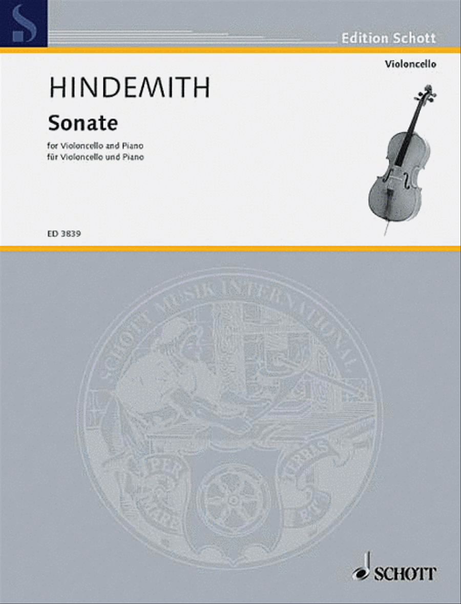Cello Sonata (1948) Piano Accompaniment scores gallery preview page 1