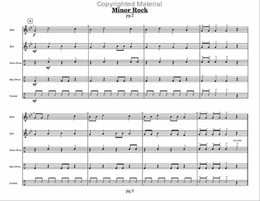 Rockin' Your Socks (Blast Off Series) Percussion Ensemble scores gallery preview page 3