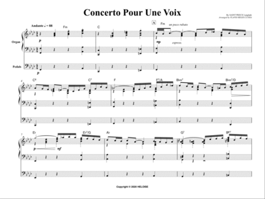 Concerto Pour Une Voix Organ Solo scores gallery preview page 3