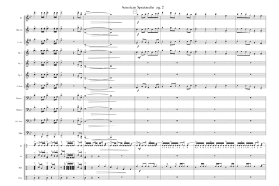 American Spectacular Marching Band scores gallery preview page 3