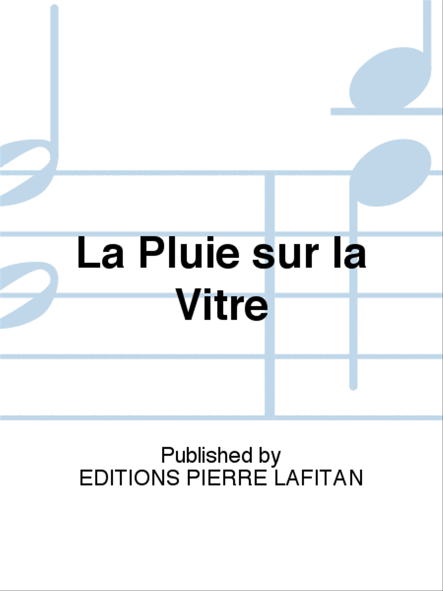 La Pluie sur la Vitre Harp scores gallery preview page 1