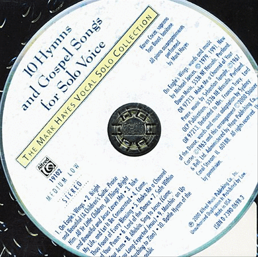 The Mark Hayes Vocal Solo Collection -- 10 Hymns and Gospel Songs for Solo Voice Voice Solo scores gallery preview page 1