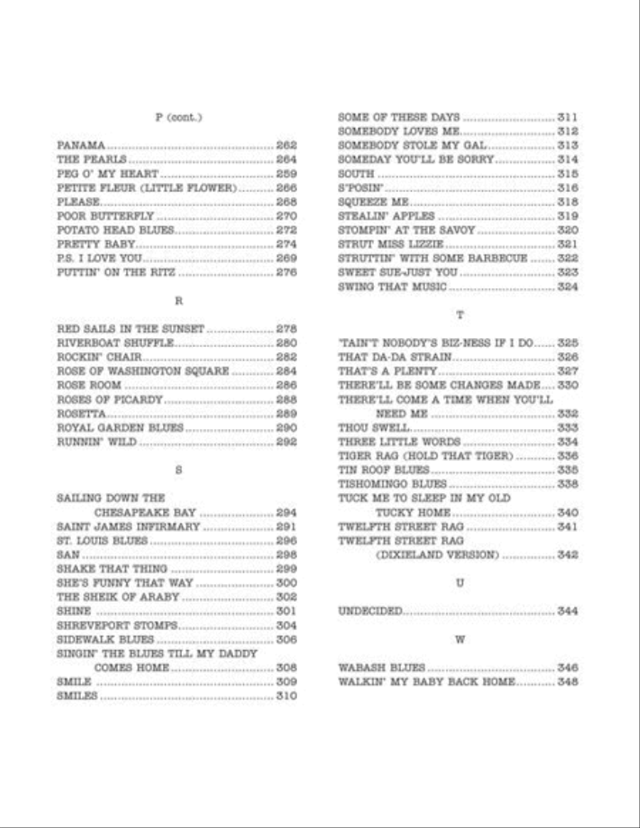 The Real Dixieland Book E-Flat Instrument scores gallery preview page 8