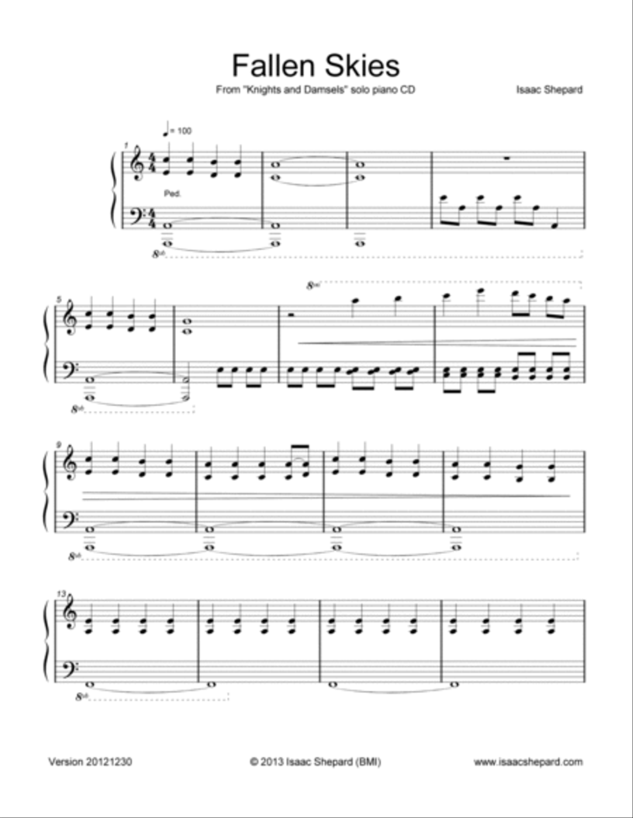 Knights and Damsels Piano Solo scores gallery preview page 3