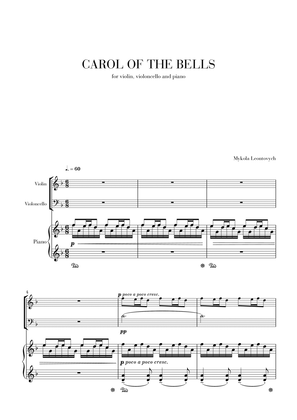 Carol of The Bells (for Violin, Cello and Piano)