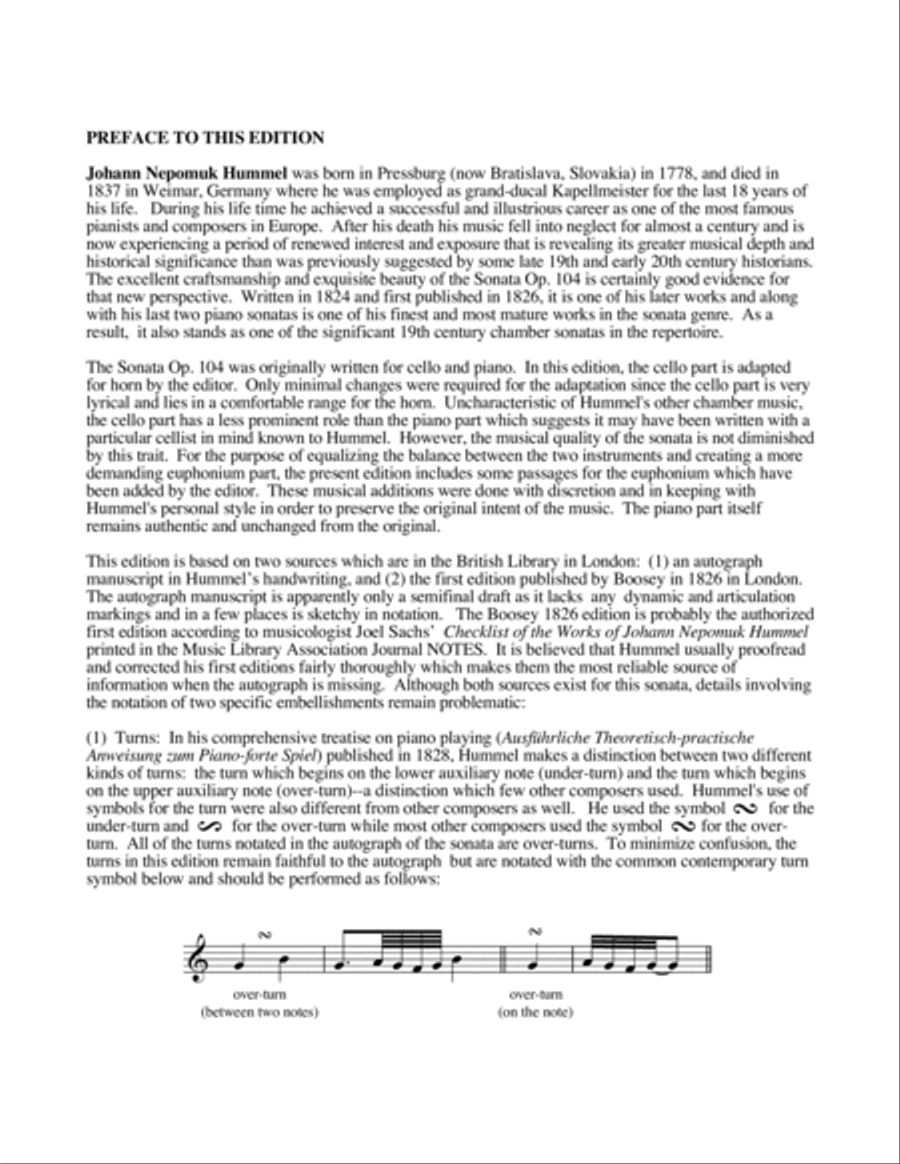Sonata for Horn and Piano, Op. 104 Piano Accompaniment scores gallery preview page 2