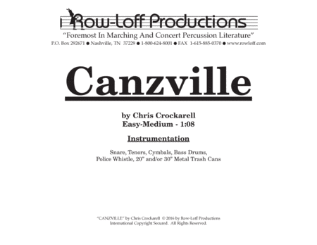 Canzville w/Tutor Tracks