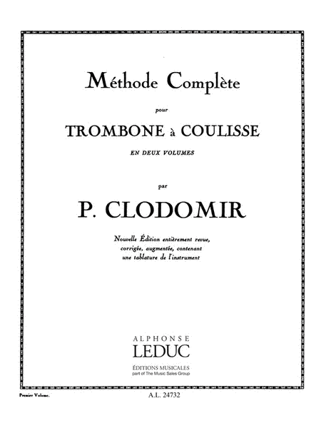 Methode Complete Vol.1 (trombone Solo)