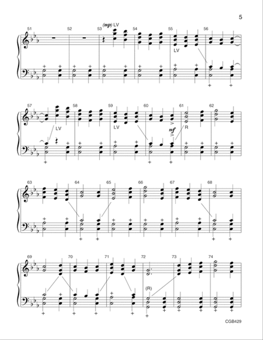 An Easter Carillon - Choir I Score Choir scores gallery preview page 5