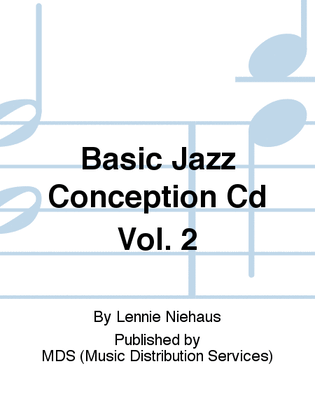 Book cover for Basic Jazz Conception CD Vol. 2