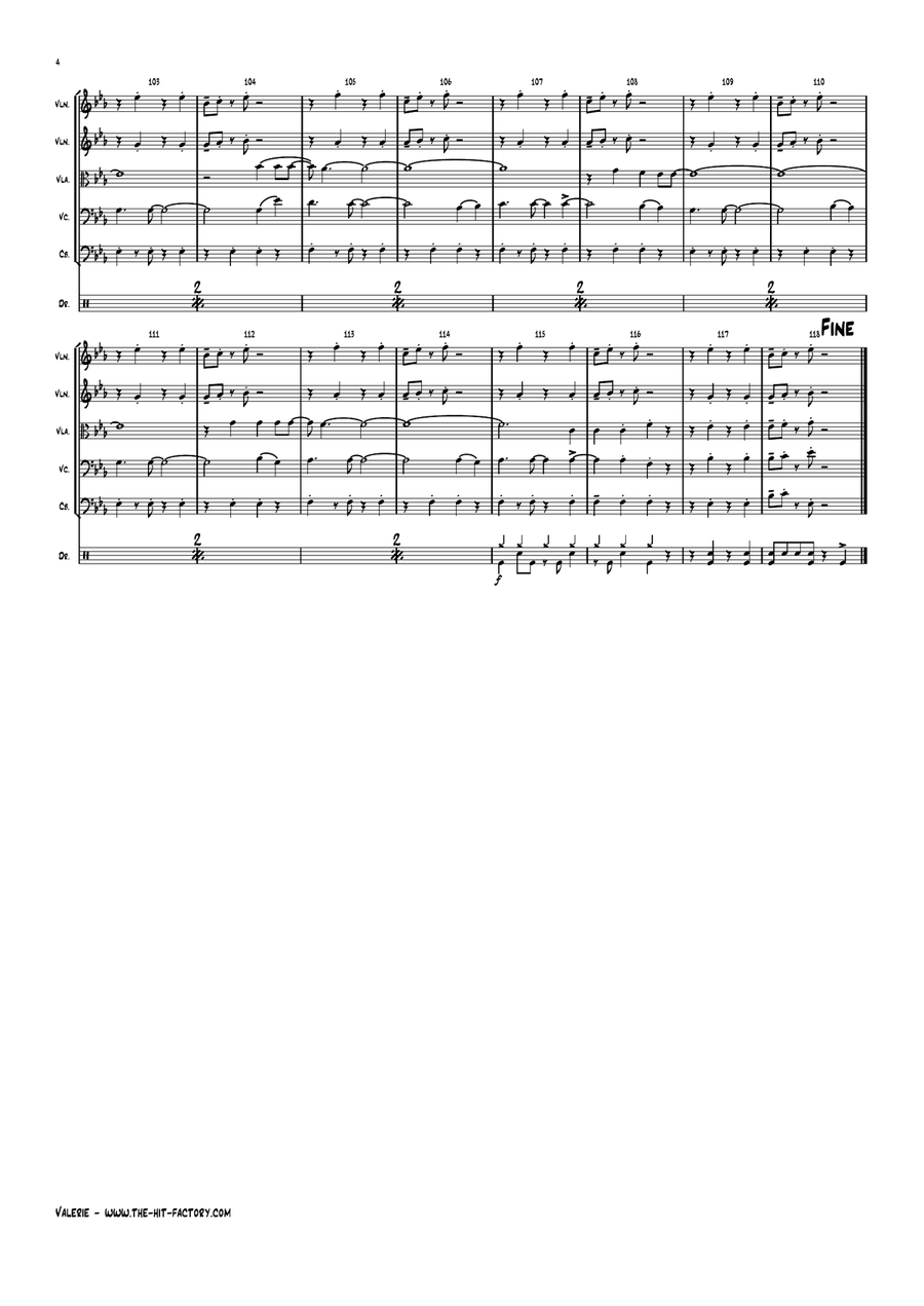 Valerie String Orchestra scores gallery preview page 4