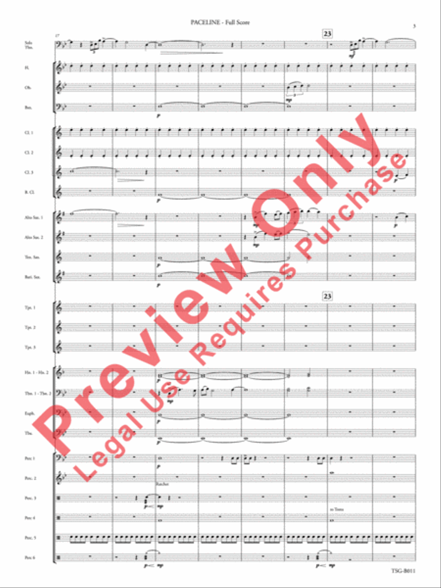 Paceline Concert Band scores gallery preview page 4