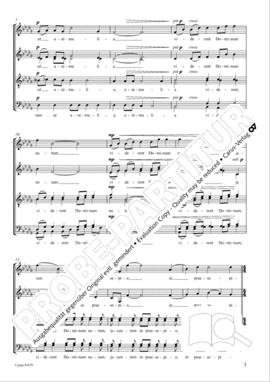 O magnum mysterium 4-Part scores gallery preview page 4