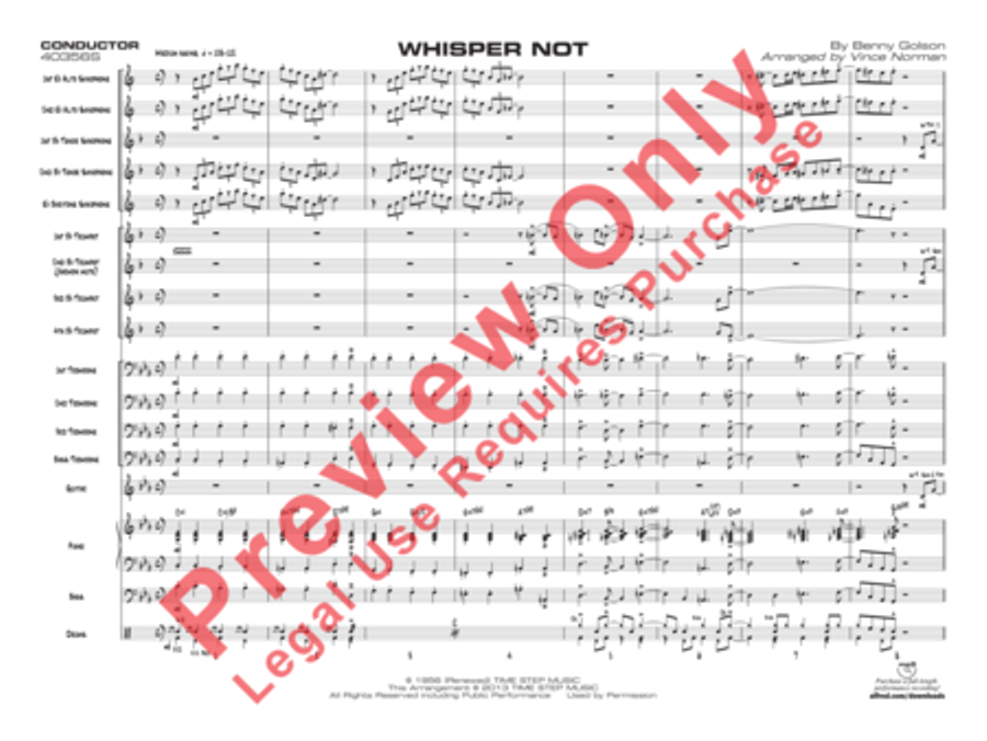Whisper Not Jazz Ensemble scores gallery preview page 2