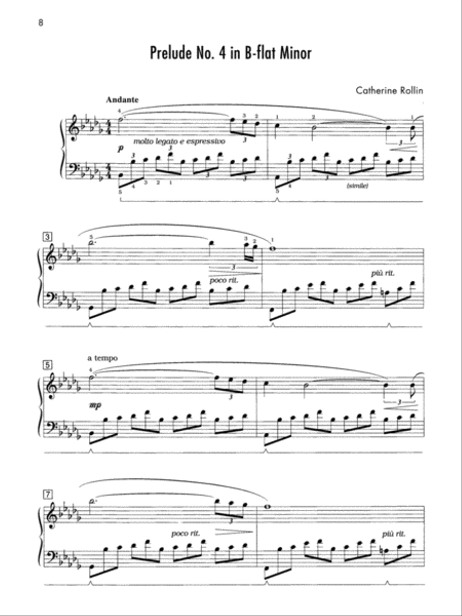 Preludes for Piano, Book 1 Piano Method scores gallery preview page 4