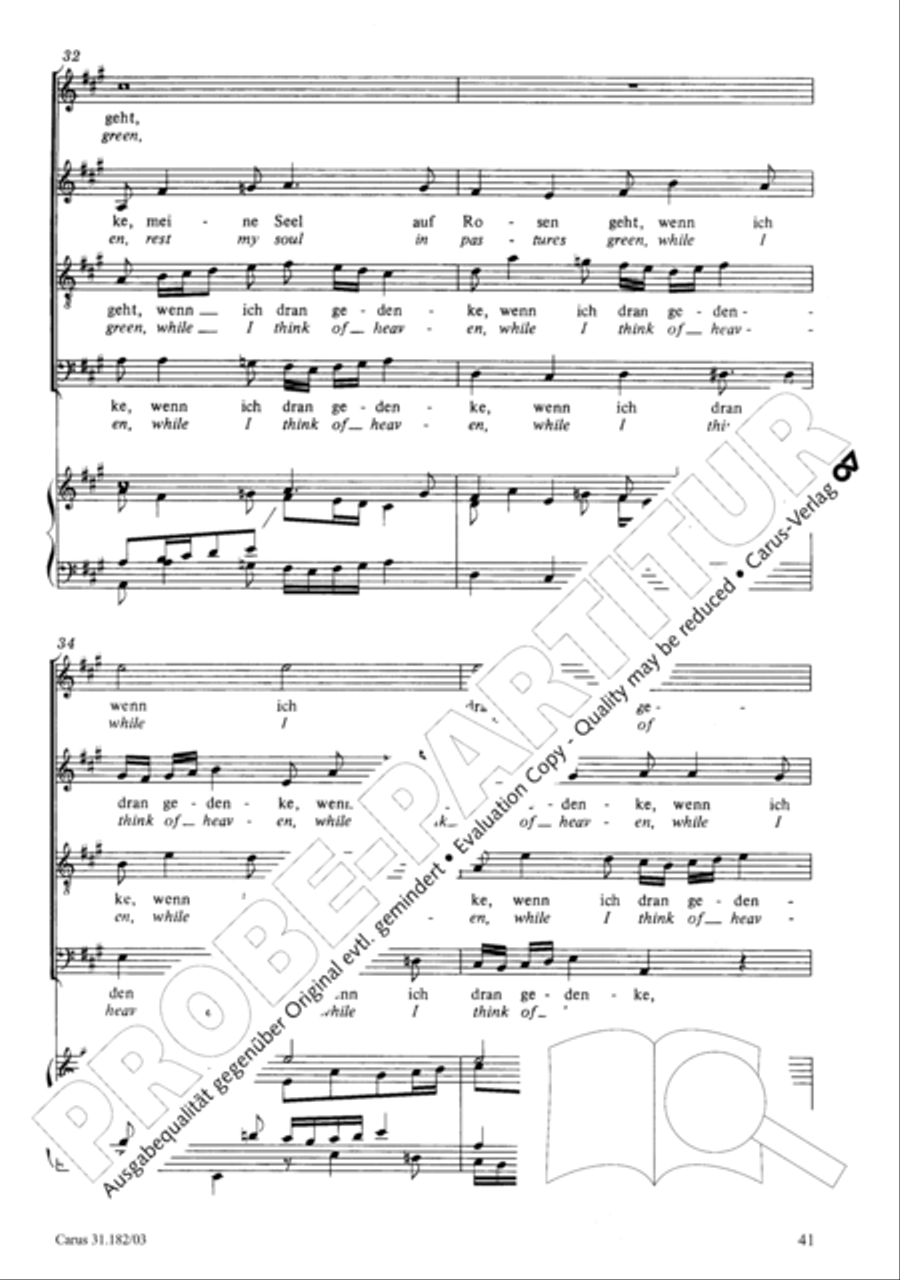 Himmelskonig, sei willkommen (King of heaven, be most welcome) ATB scores gallery preview page 41