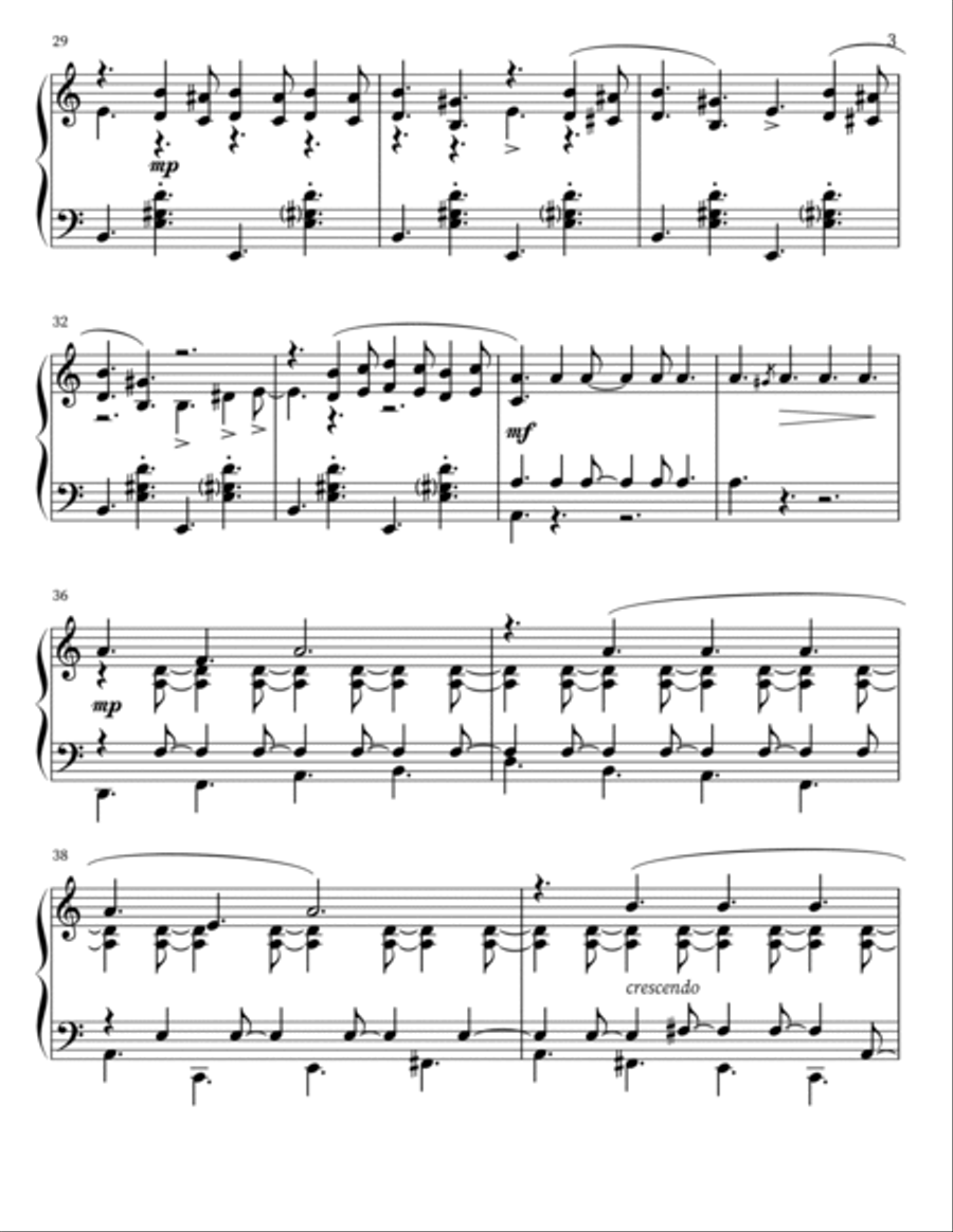 Tu Vuo Fa L'americano Piano Solo scores gallery preview page 4