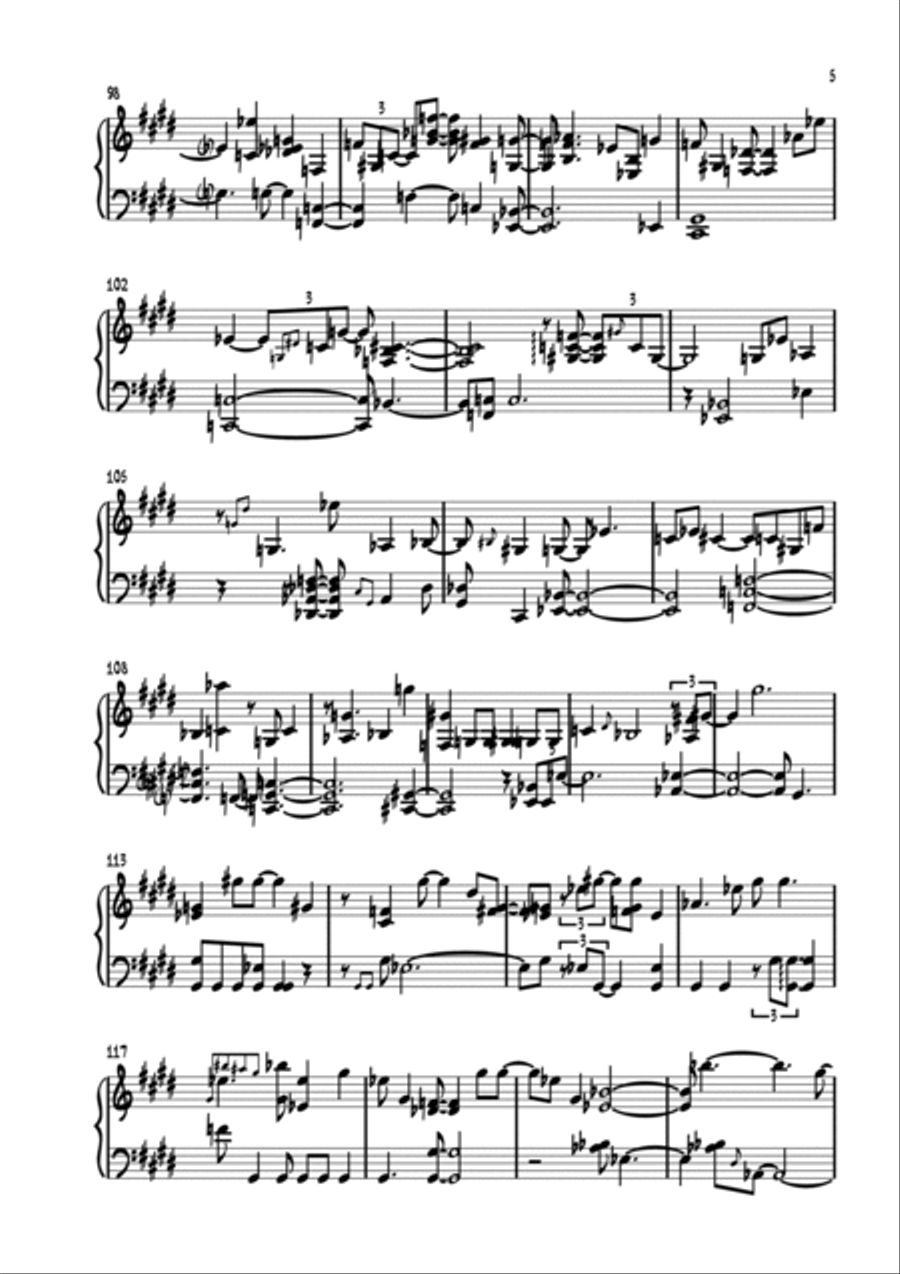 My Heart Will Go On (love Theme From 'titanic') Piano Solo scores gallery preview page 5