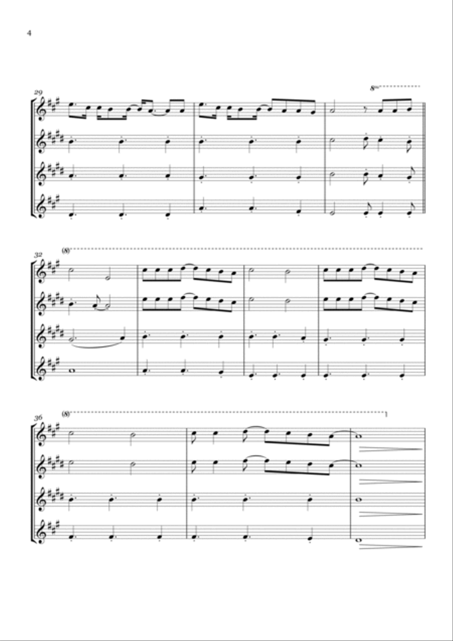 Photograph Woodwind Quartet scores gallery preview page 4