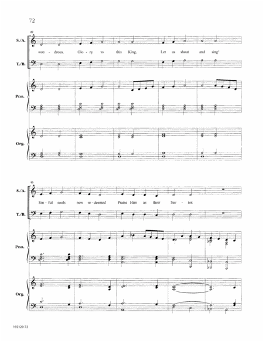 Let the People Sing at Christmas 4-Part scores gallery preview page 76