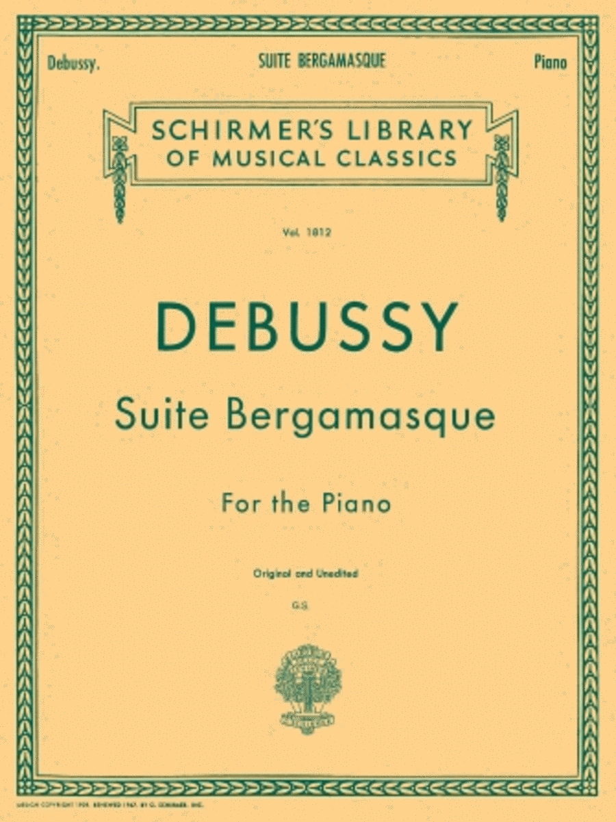 Suite Bergamasque Suite Bergamasque Piano Solo scores gallery preview page 1