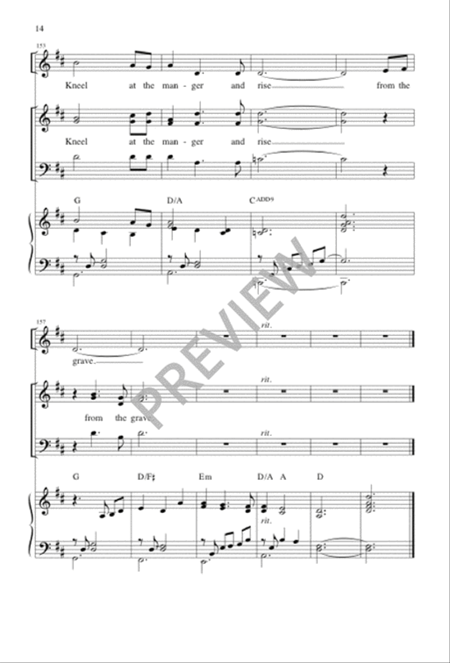 Wood of the Cradle 3-Part scores gallery preview page 13