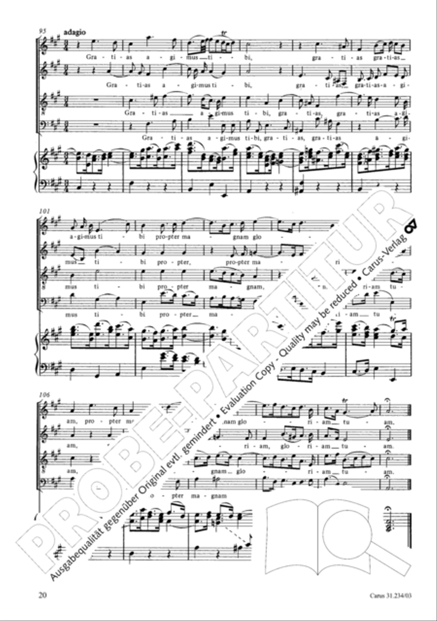 Mass in A major Mass in A major 4-Part scores gallery preview page 23