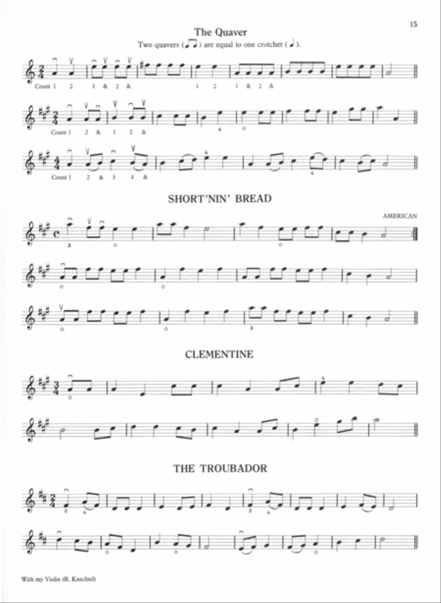 With My Violin Book 1 Violin Solo scores gallery preview page 5
