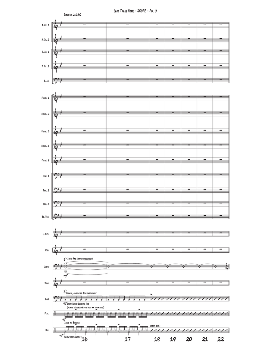 Last Train Home Jazz Ensemble scores gallery preview page 4