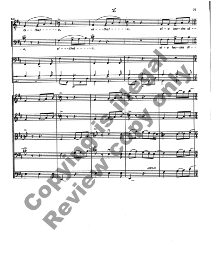 Cantata Rustica (Full/Choral Score) Choir scores gallery preview page 152