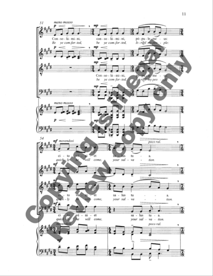 Four Motets on Plainsong Themes: 1. Rorate caeli desuper 4-Part scores gallery preview page 20