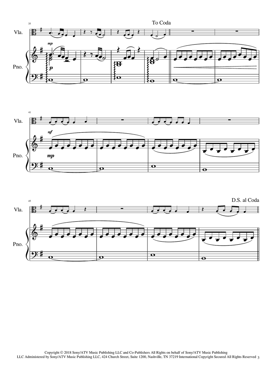 Lovely Viola scores gallery preview page 3