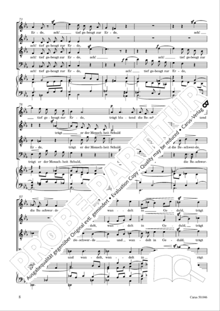 Passionsgesang 4-Part scores gallery preview page 9