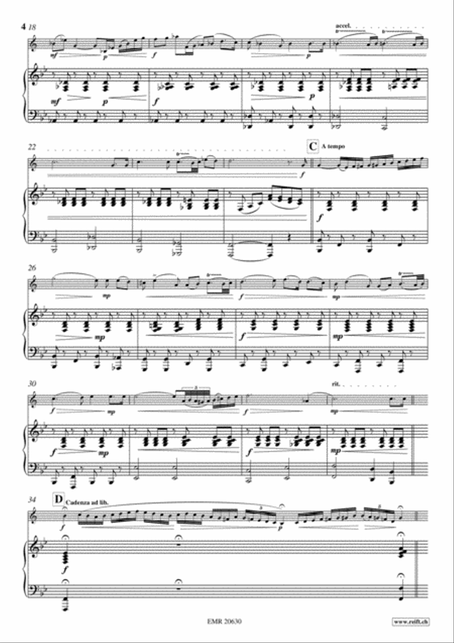Variations on a Favorite Theme Cornet scores gallery preview page 4