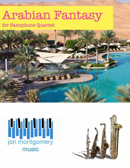 Arabian Fantasy for Saxophone Quartet image number null