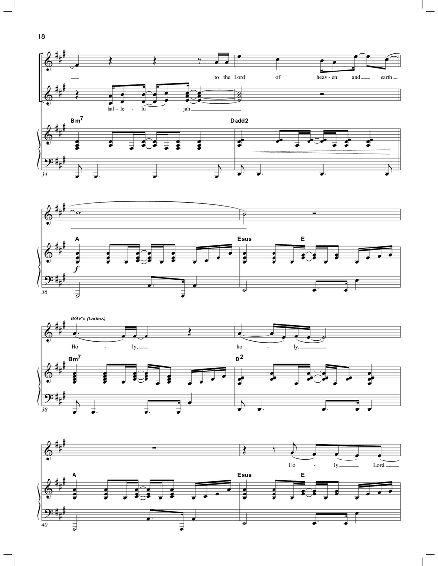 God Of Wonders Voice scores gallery preview page 5