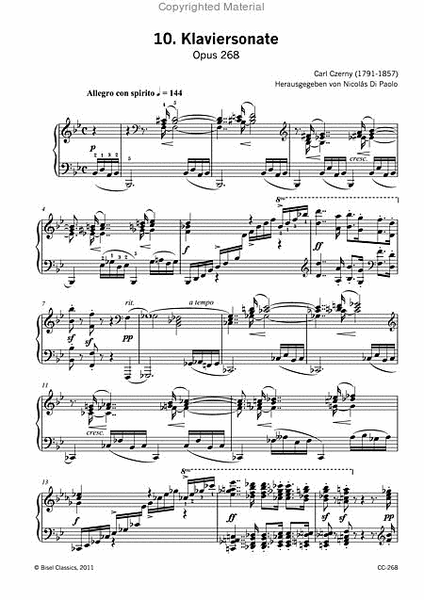 10. Klaviersonate, Op. 268